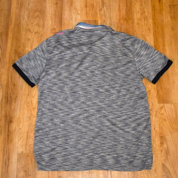 Maceoo Men's Mozart Vivid Grey Short Sleeve Polo Shirt 6/2XL - Picture 2 of 6